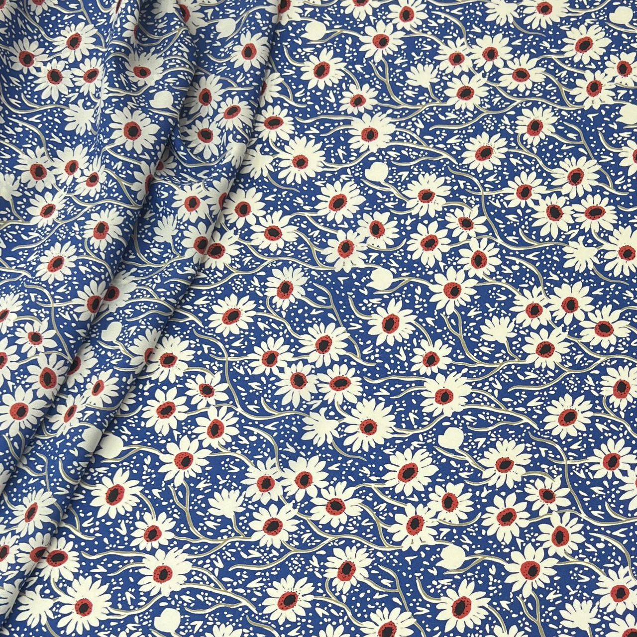 10001-PT14A Korea Nashiji Silky Printed 60" (Blue)