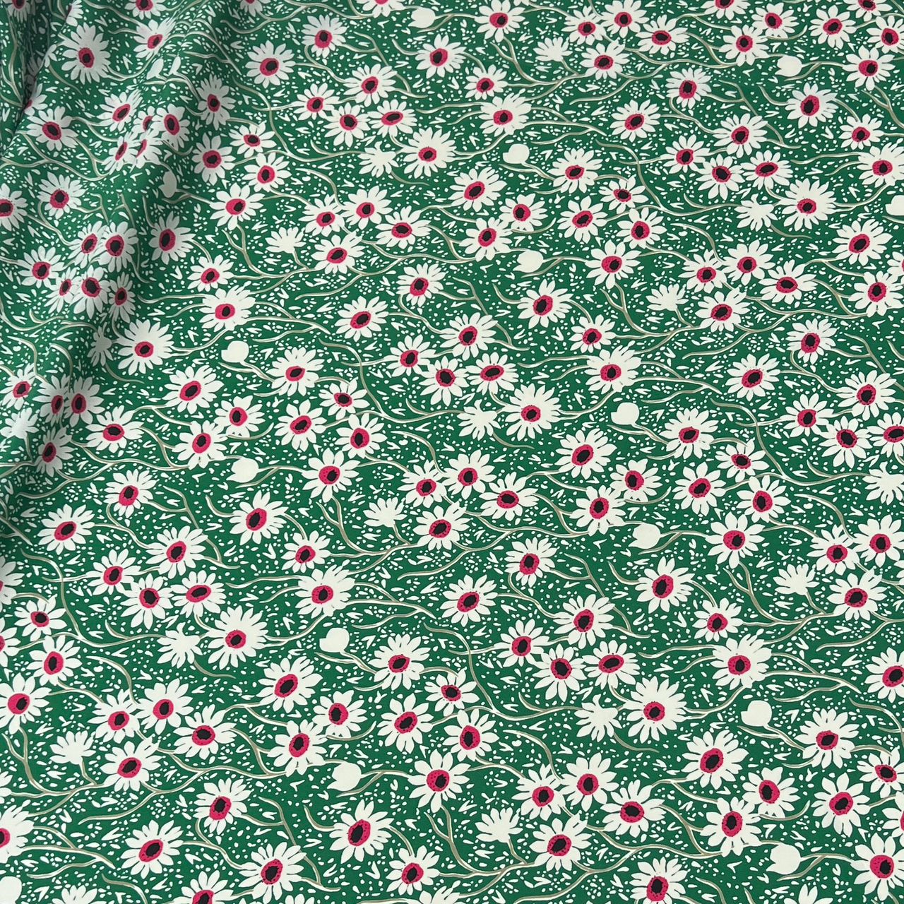 10001-PT14C Korea Nashiji Silky Printed 60" (Green)
