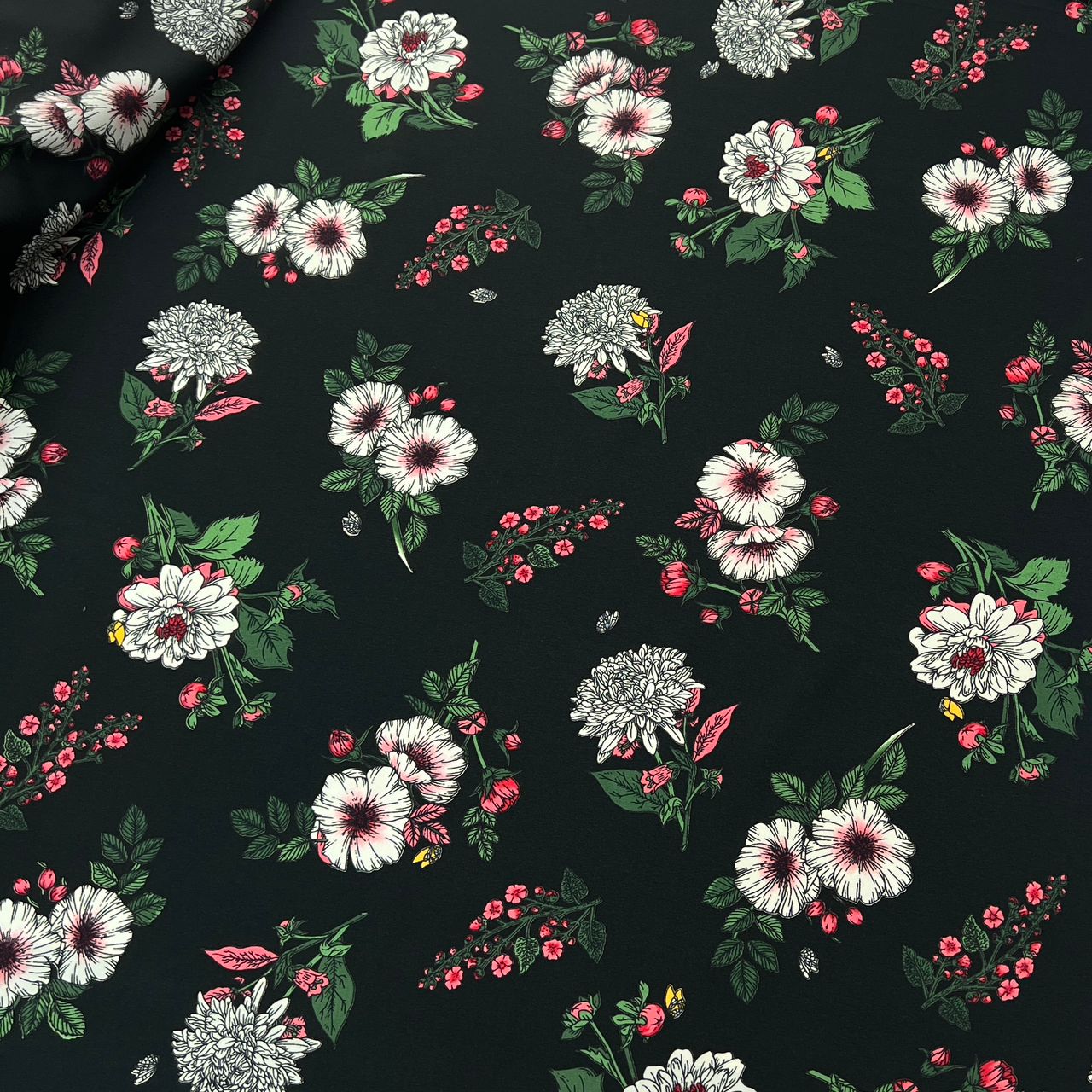 10001-PT12C Korea Nashiji Bercetak Licin 60" (Hitam)