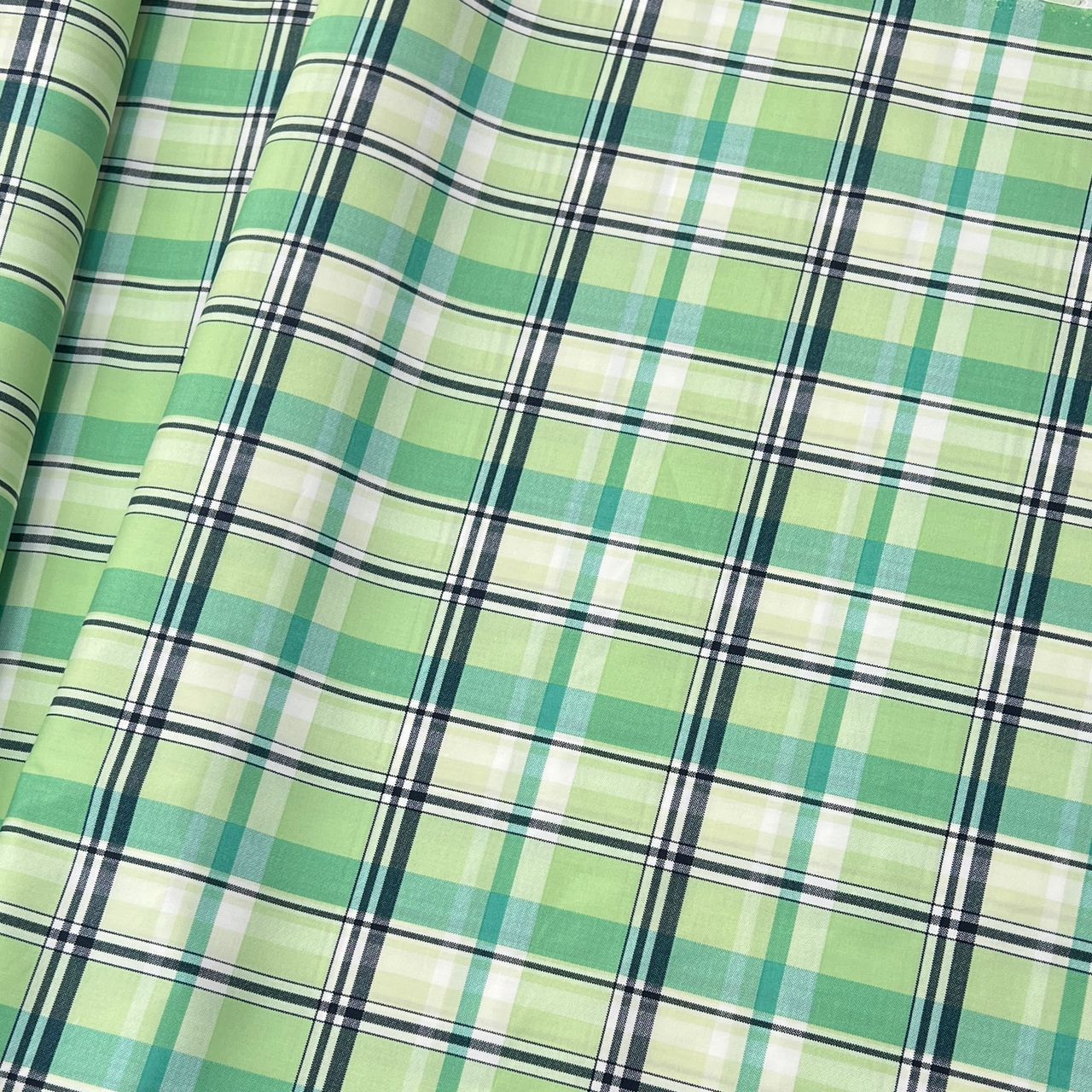 20002-CK04A Korea Cotton Checks 60" (Green)