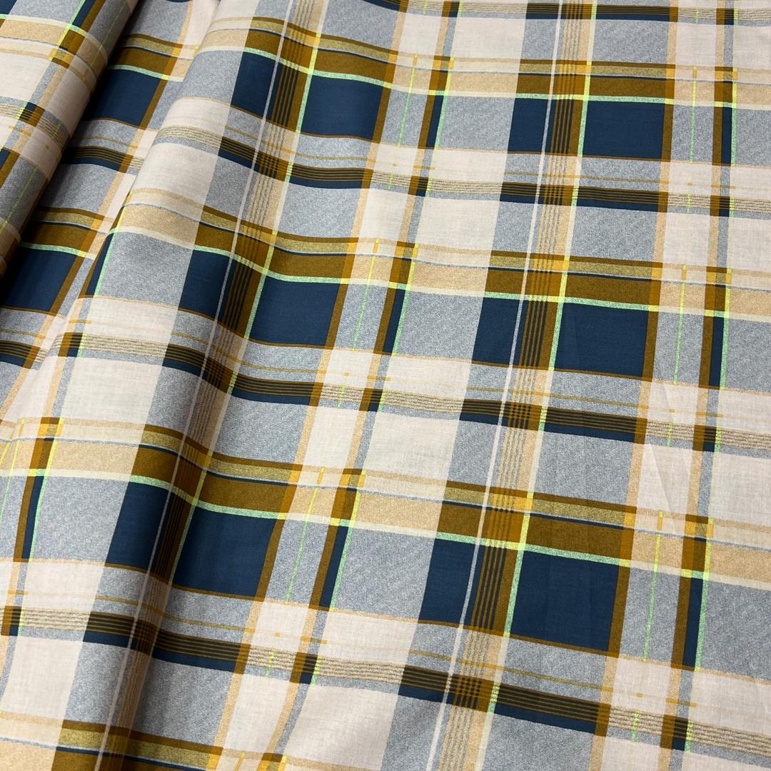 20002-CK08B Korea Cotton Checks 60" (Dark Gray)