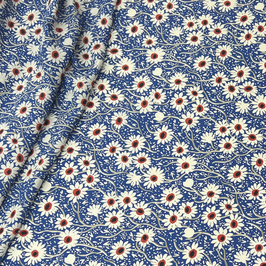 10001-PT14A Korea Nashiji Silky Printed 60" (Blue)