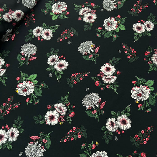 10001-PT12C Korea Nashiji Silky Printed 60" (Black)