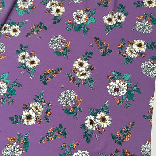 10001-PT12D Korea Nashiji Silky Printed 60" (Purple)