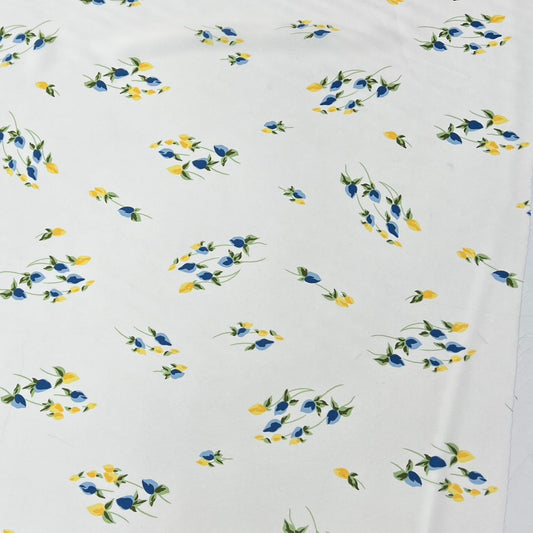 10001-PT15 Korea Nashiji Silky Printed 60" (Off WHite)