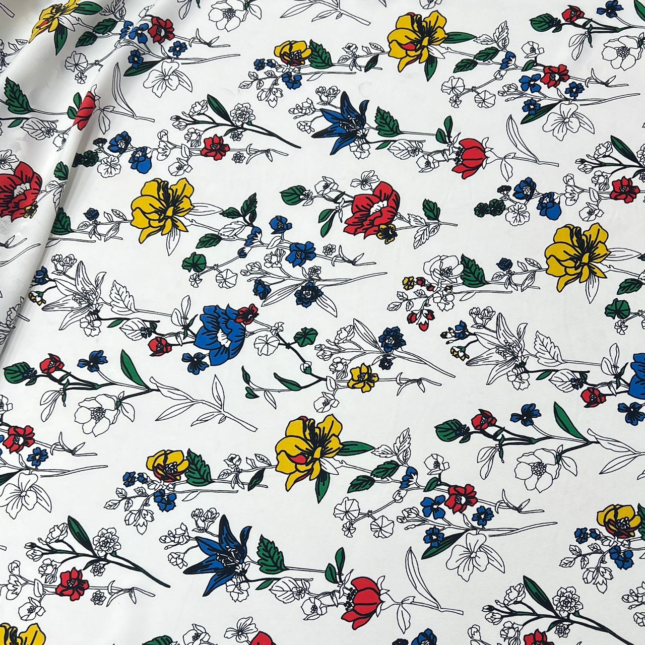 10001-PT18 Korea Nashiji Silky Printed 60" (Off White)