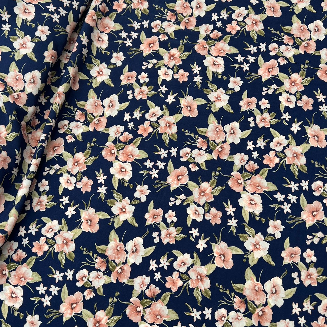 10002-PT02 Korea Korean Silky Printed 60" (Navy)