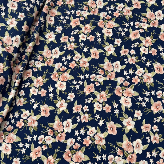 10002-PT02 Korea Korean Silky Printed 60" (Navy)