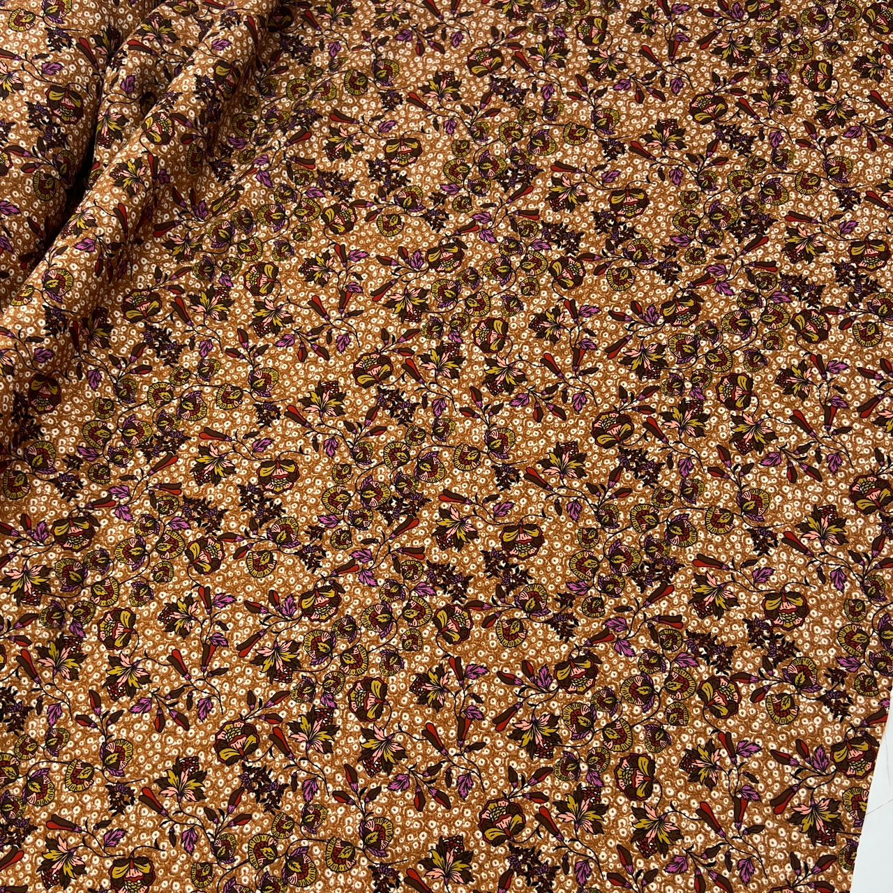 10002-PT04 Korea Korean Silky Printed 60" (Rich Brown)