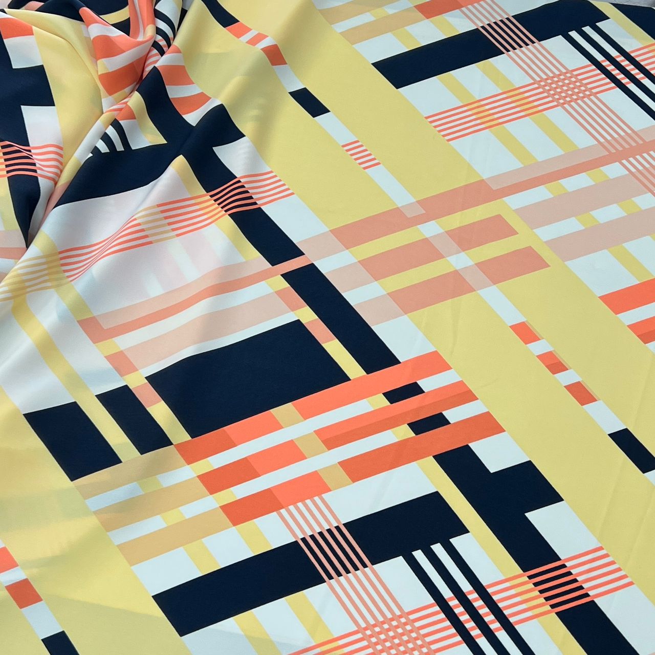 10002-PT05 Korea Korean Silky Printed 60" (Yellow)