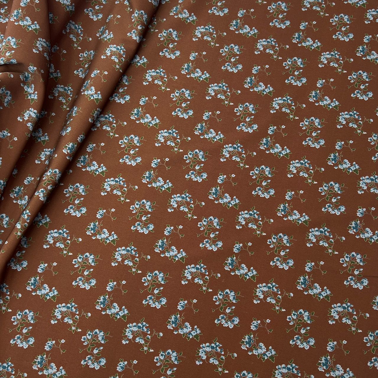 10002-PT08 Korea Korean Silky Printed 60" (Rich Brown)