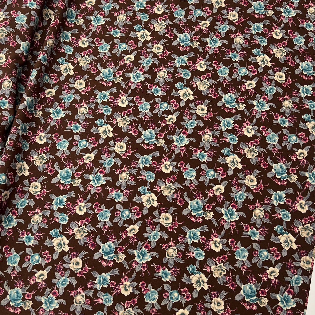 10002-PT09 Korea Korean Silky Printed 60" (Rich Brown)