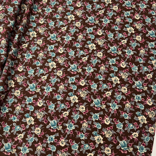 10002-PT09 Korea Korean Silky Printed 60" (Rich Brown)