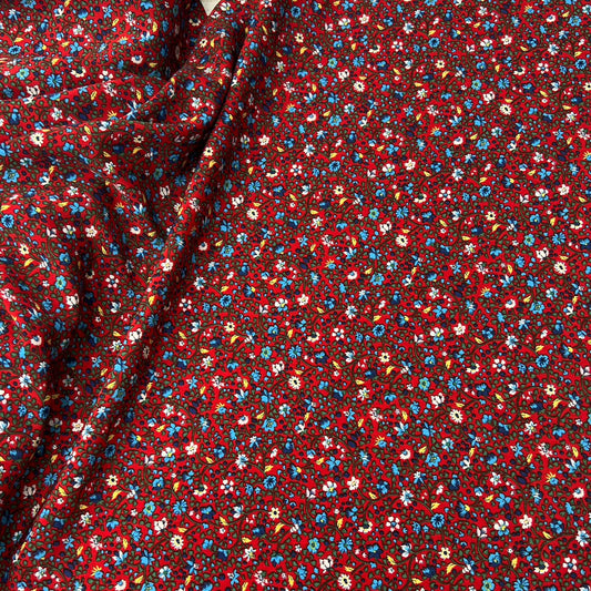 10002-PT13 Korea Korean Silky Printed 60" (Red)