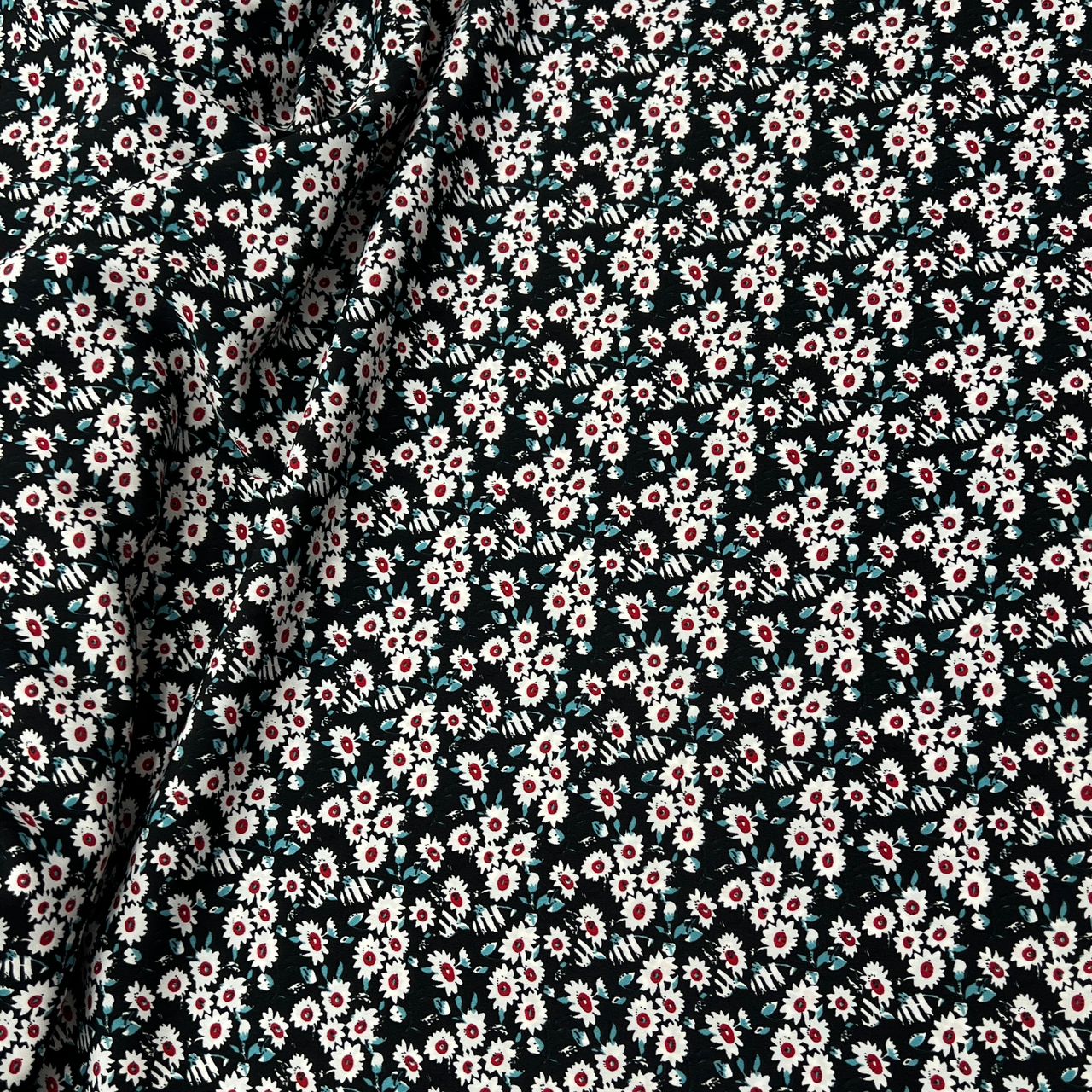 10002-PT16 Korea Korean Silky Printed 60" (Black)