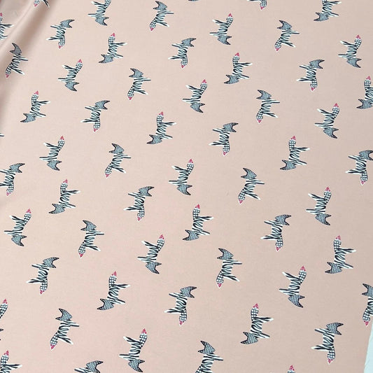 10001-PT02 Korea Nashiji Silky Printed 60" (Soft Pink)