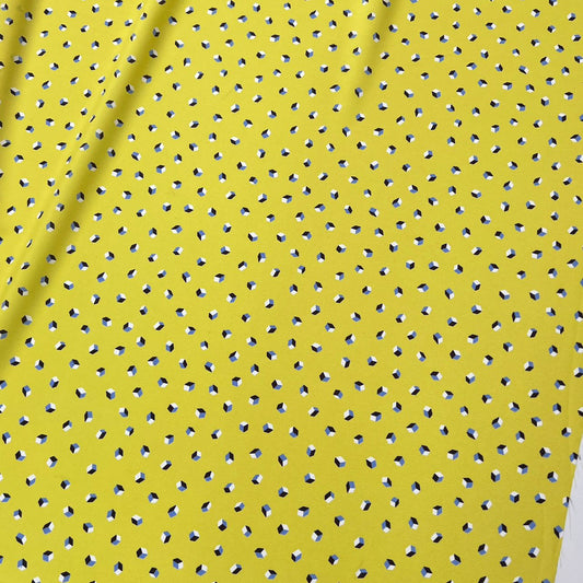 10001-PT10A Korea Nashiji Silky Printed 60" (Yellow)
