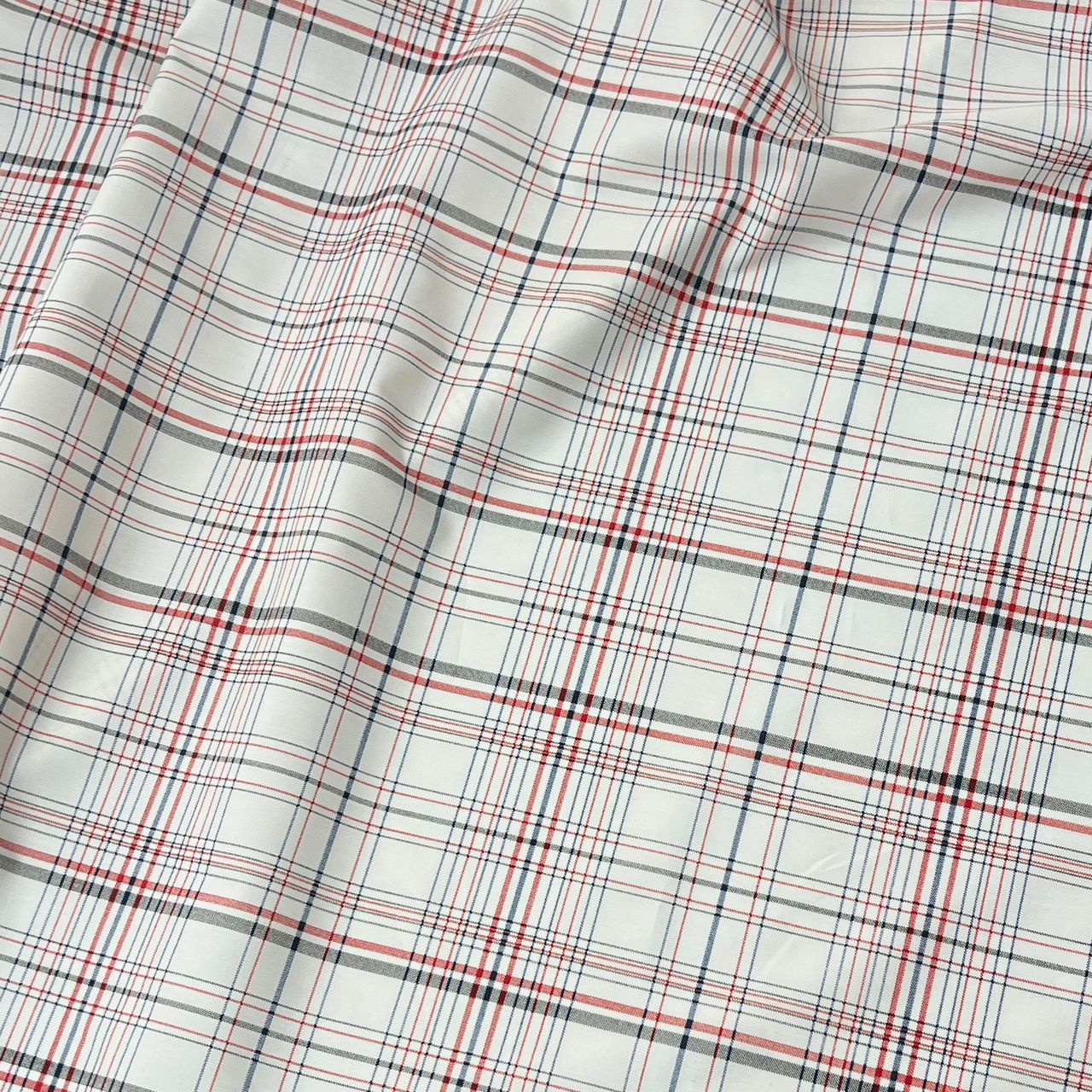 20002-CK01B Korea Cotton Checks 60" (Pearl)