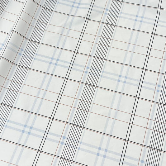 20002-CK03 Korea Cotton Checks 60" (Off White)