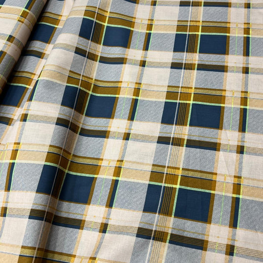 20002-CK08B Korea Cotton Checks 60" (Dark Gray)