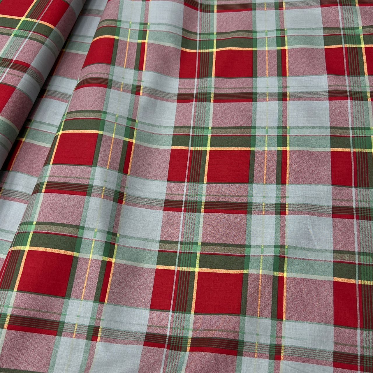 20002-CK08A Korea Cotton Checks 60" (Red)