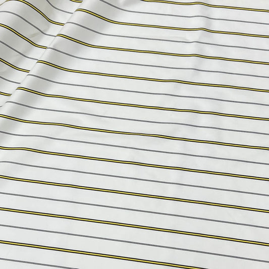 20001-ST02A Korea Cotton Stripes 60" (Off White)