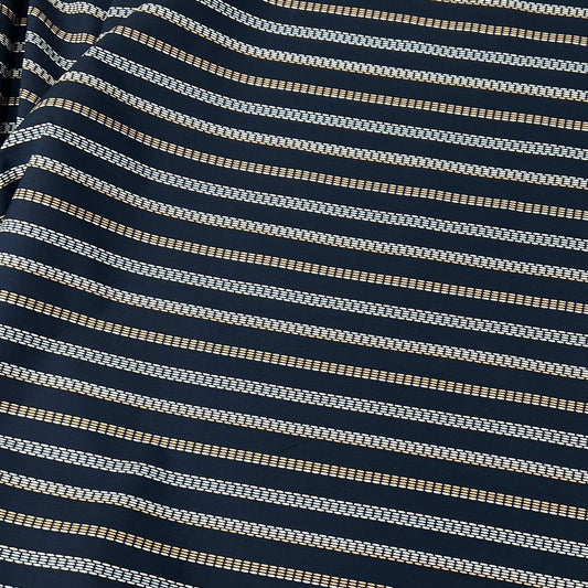 20001-ST06 Korea Cotton Stripes 60" (Navy)