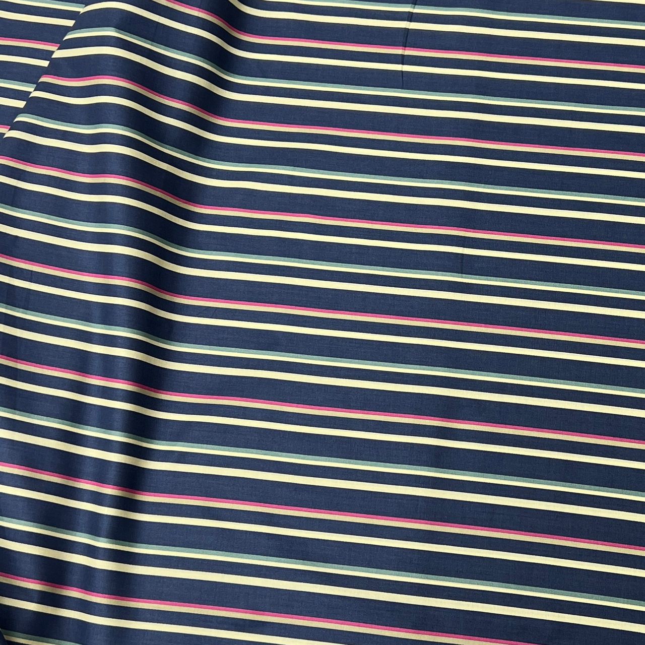 20001-ST08 Korea Cotton Stripes 60" (Navy)