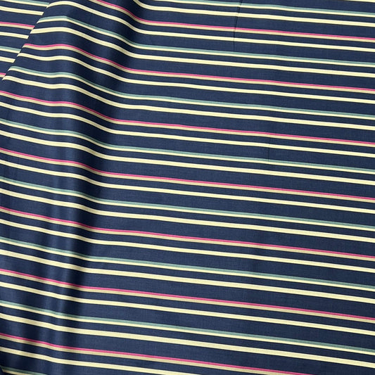20001-ST08 Korea Cotton Stripes 60" (Navy)