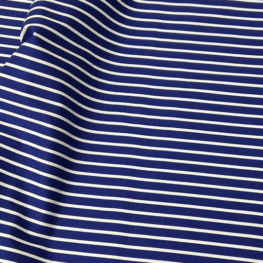 20001-ST09B Korea Cotton Stripes 60" (Royal Blue)