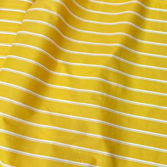 20001-ST11 Korea Cotton Stripes 60" (Mustard Yellow)