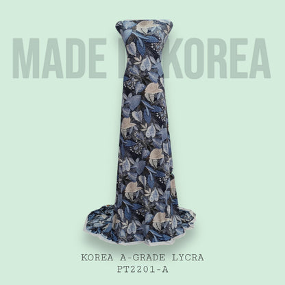 Korea A-Grade ITY Lycra Printed 340 grams Bidang 60