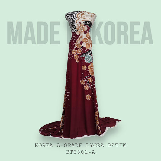 Korea A-Grade ITY Lycra Batik 60"