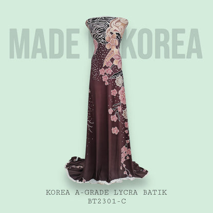 Korea Gred A ITY Lycra Batik Bidang 60