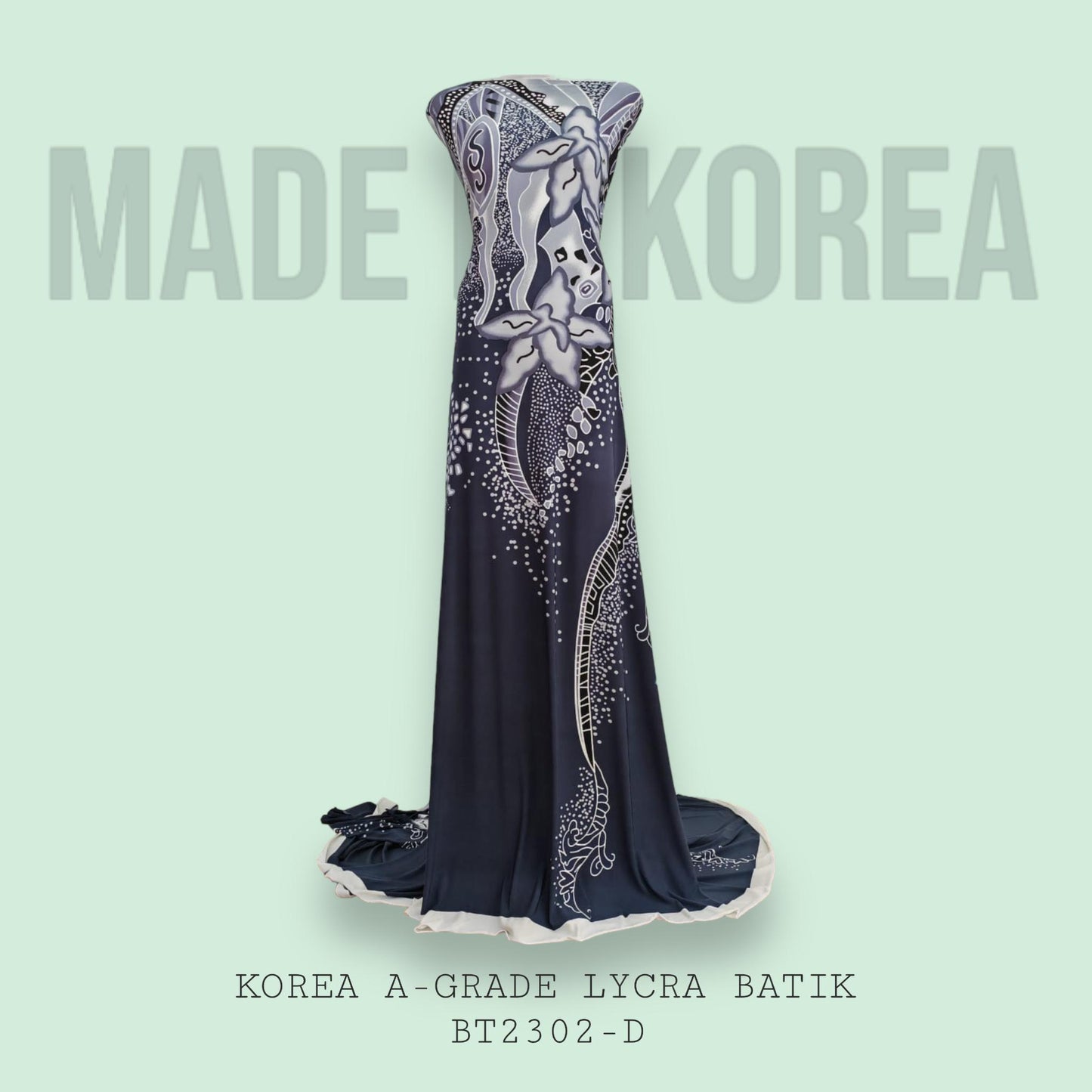 Korea Gred A ITY Lycra Batik Bidang 60