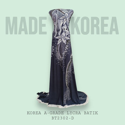 Korea A-Grade ITY Lycra Batik Bidang 60