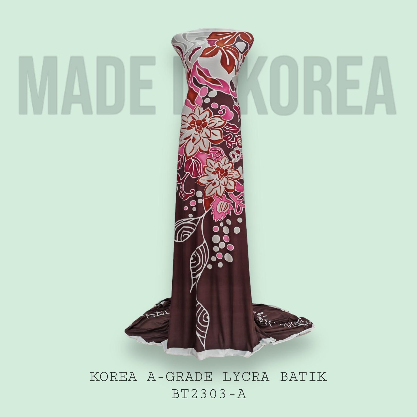 Korea A-Grade ITY Lycra Batik Bidang 60