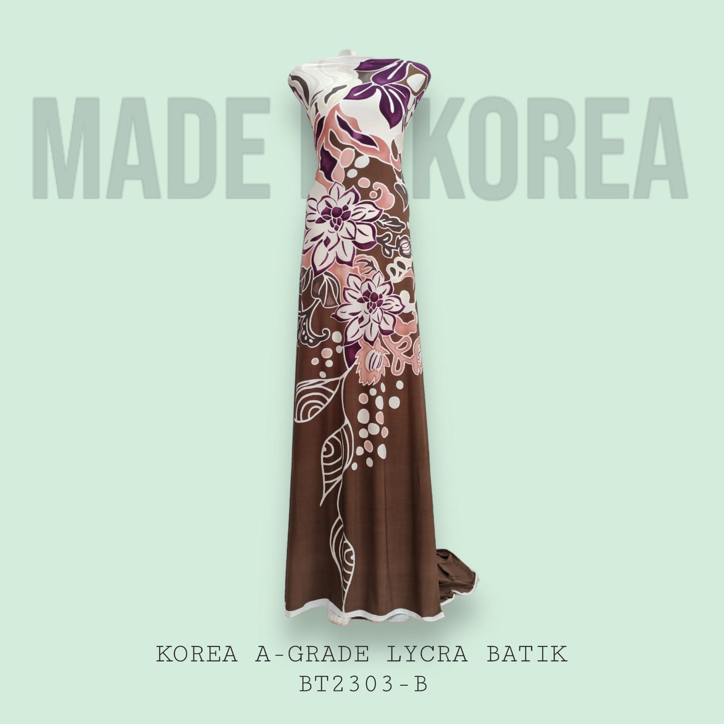 Korea Gred A ITY Lycra Batik Bidang 60