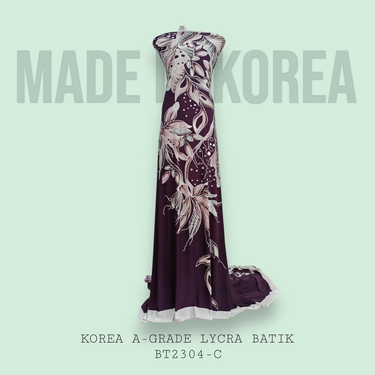 Korea Gred A ITY Lycra Batik Bidang 60