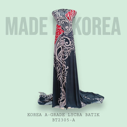 Korea Gred A ITY Lycra Batik Bidang 60