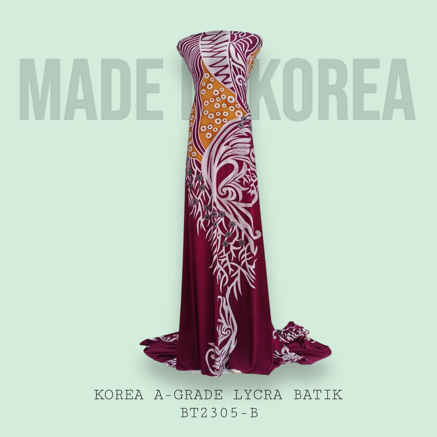 Korea Gred A ITY Lycra Batik Bidang 60