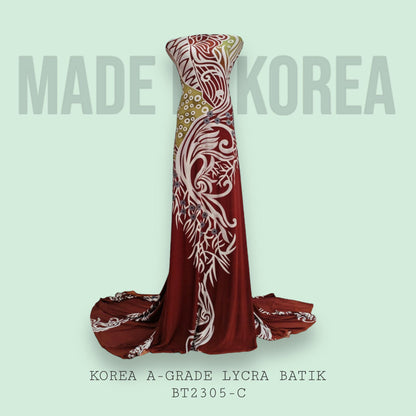 Korea Gred A ITY Lycra Batik Bidang 60