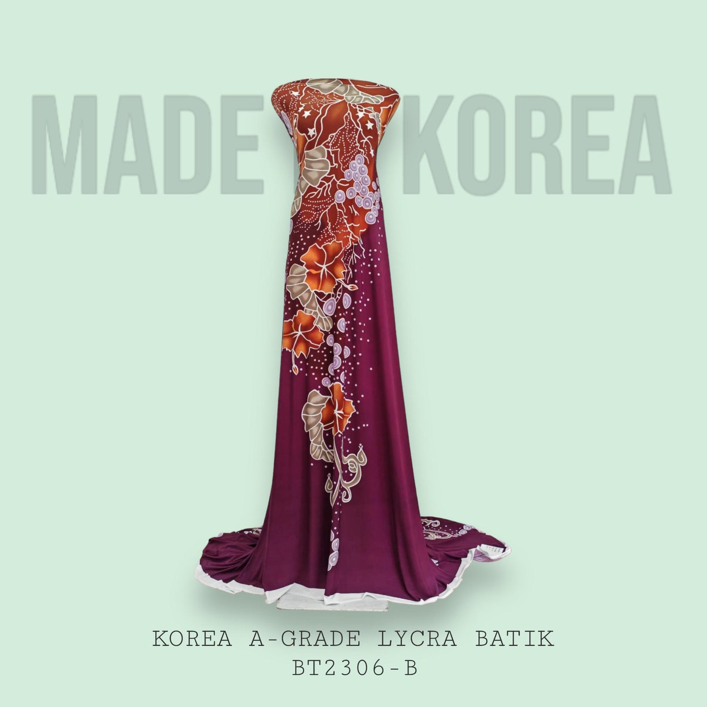 Korea Gred A ITY Lycra Batik Bidang 60