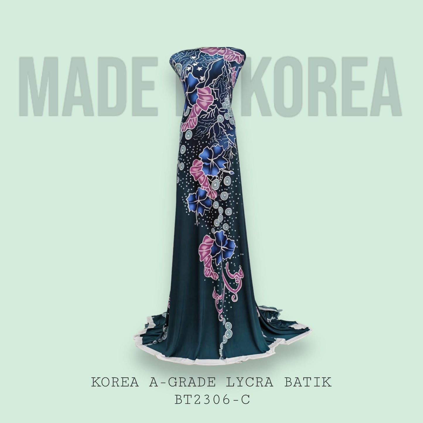 Korea A-Grade ITY Lycra Batik Bidang 60