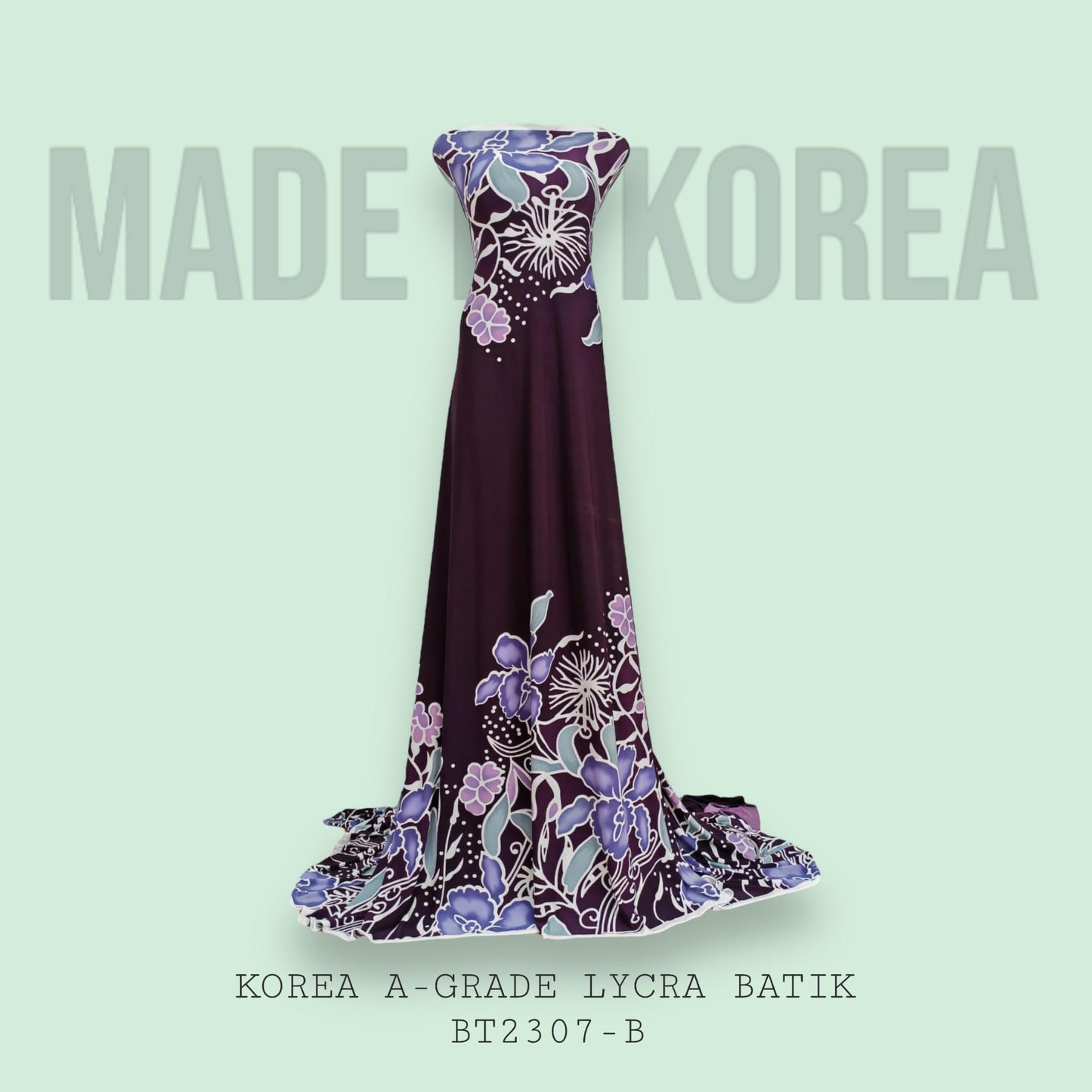 Korea Gred A ITY Lycra Batik Bidang 60